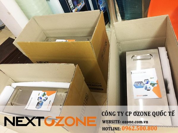 Máy ozone công nghiệp NEXT PLUS 10 bàn giao theo hợp đồng cho thuê máy ozone