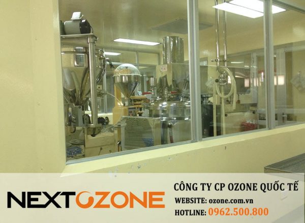Công nghệ ozone được sử dụng trong xử lý tiệt trùng, khử khuẩn tại Công ty CP Dược Phẩm Hà Tây